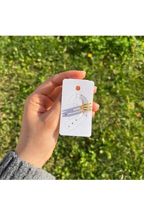 Bavella Design Earcuff Gold Kıkırdak Küpe