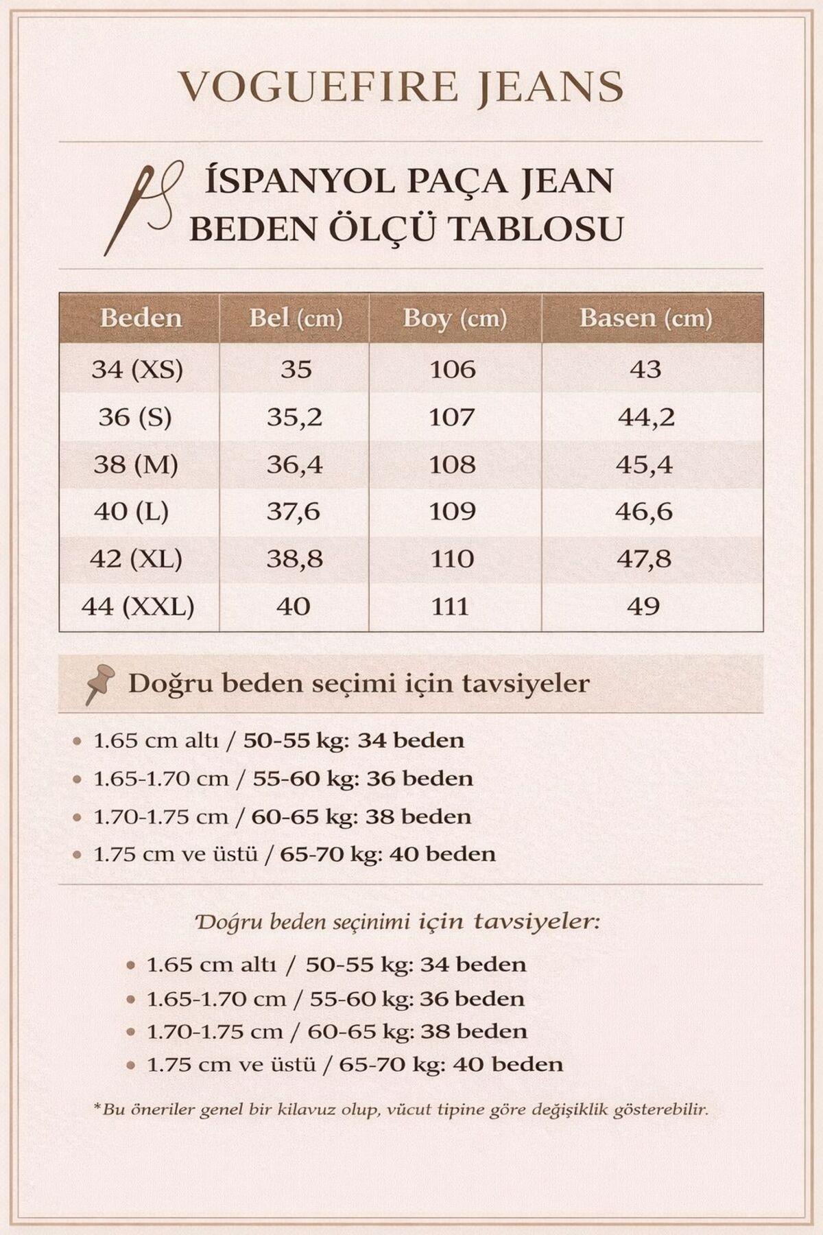 FIREVOGUE  Açık Mavi İspanyol Paça Jean Full Likralı - Görsel 8