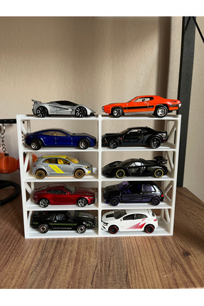 HOT WHEELS Uyumlu 10 Araçlık Stand (1/64)