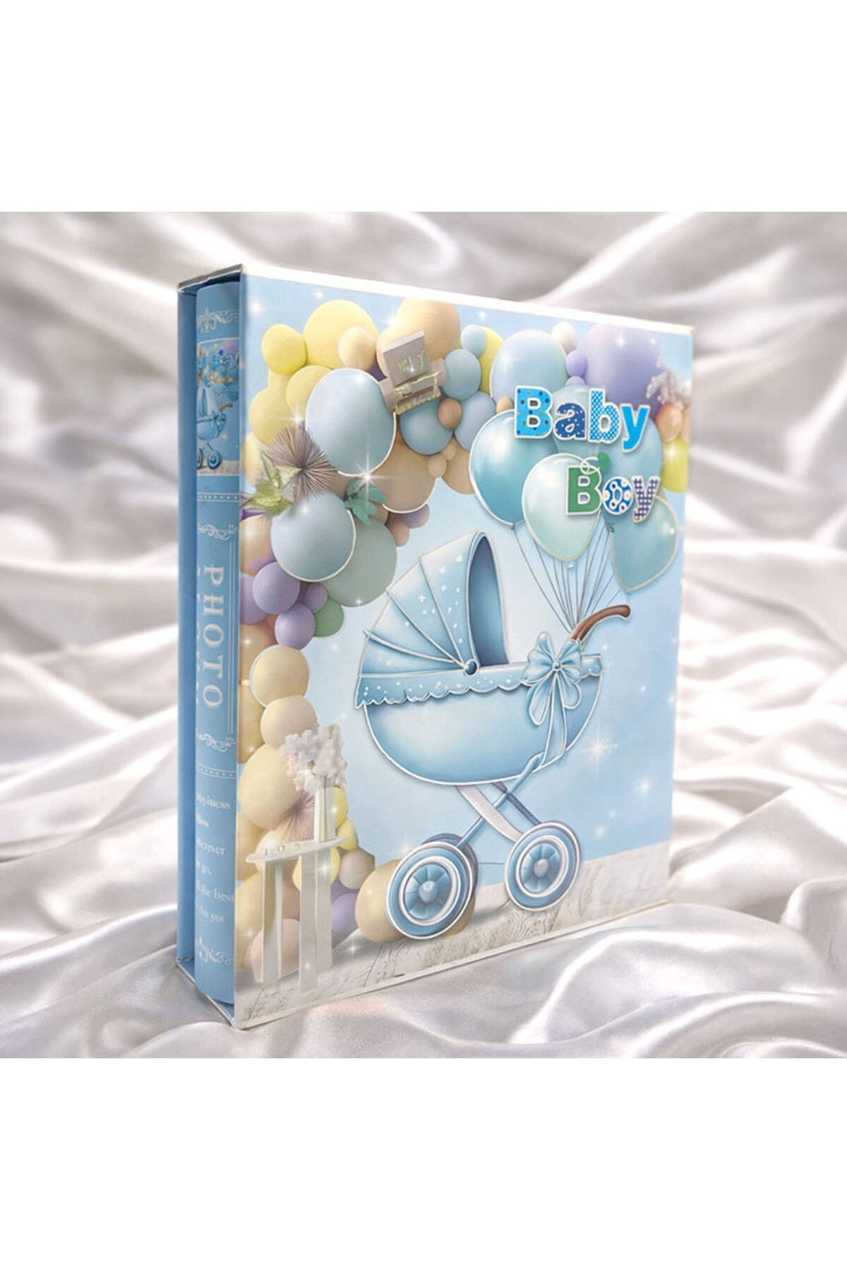 Nobbystar 200’lük Balonlu 10x15 Kutulu Mavi Erkek Bebek Fotoğraf Albümü fotoğrafı 6 (önizleme)