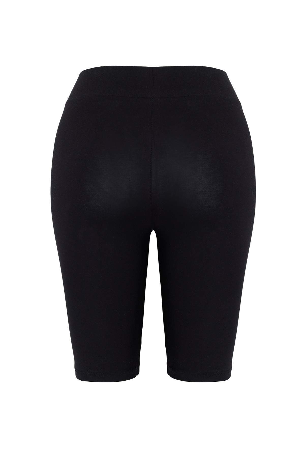 Trendyolmilla  Taş Regular/Normal Kalıp Baskılı Kısa Kol Taytlı Örme Alt - Üst Takım TWOSS26AU00130 - Görsel 8