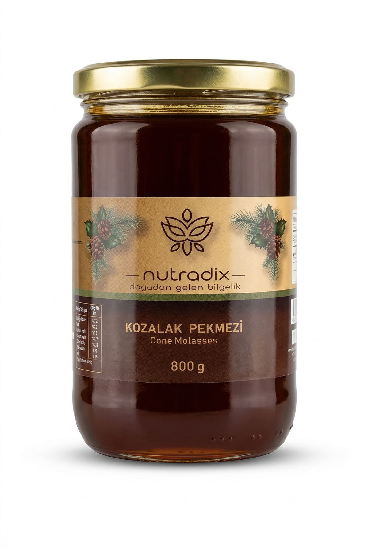 nutradix doğadan gelen bilgelik Nutradix Kozalak Pekmezi 800 gr