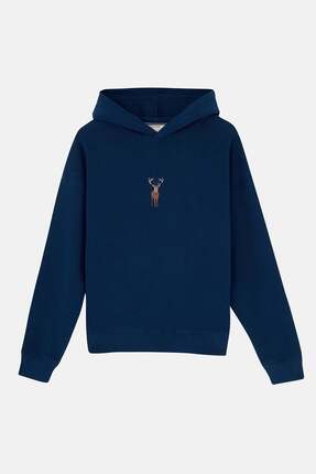 Reflect Studio Geyik Super Soft Hoodie - Indigo Mavi