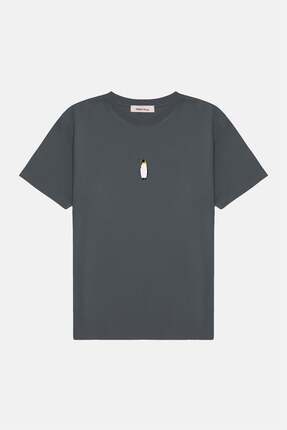Reflect Studio İmparator Penguen Premium T-shirt - Antrasit