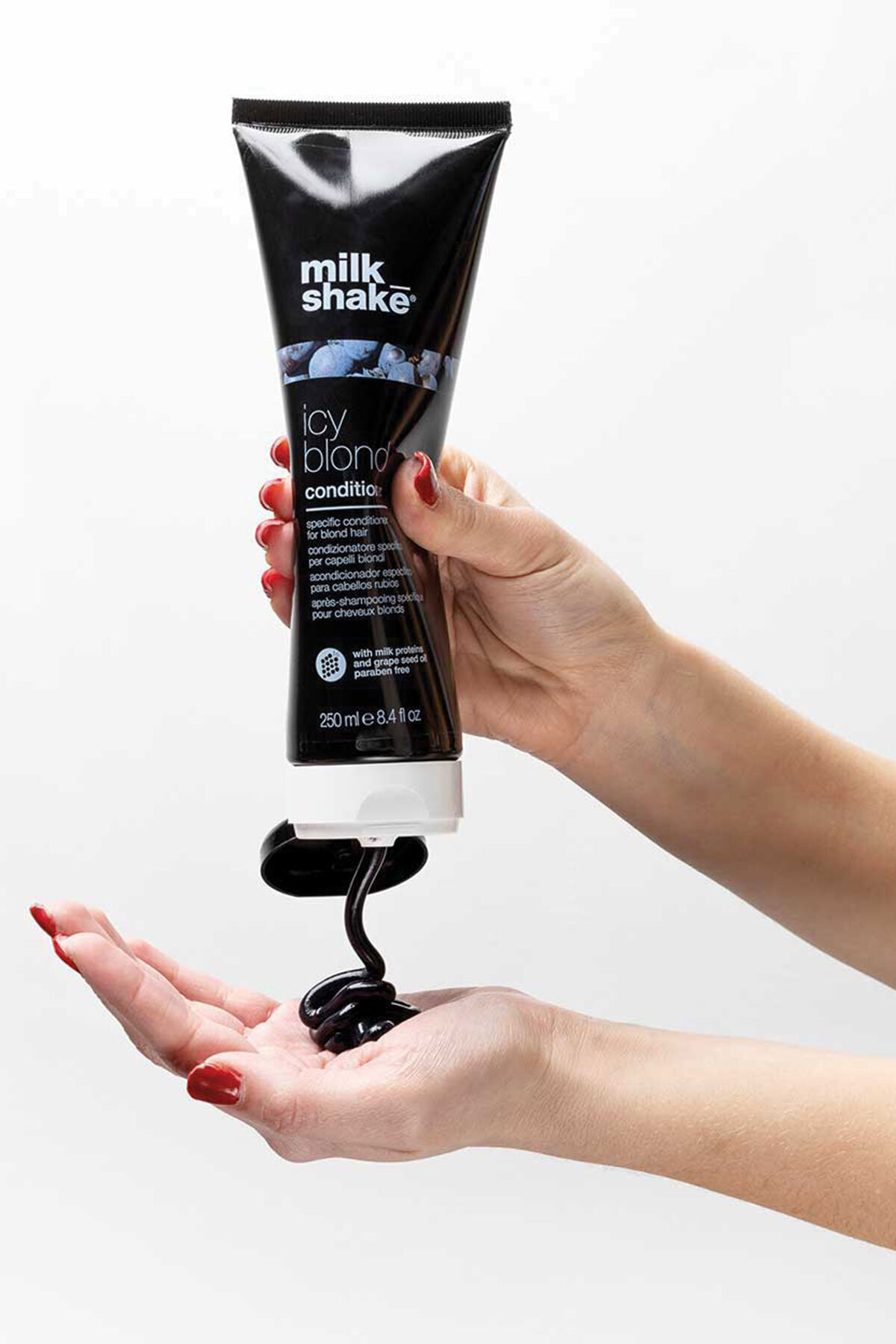 Milk_shake Icy Blond Çok Açık Sarı Ve Platin Sarı Şaçlar Için Bakım Kremi — MS-IBC-0250 — تصویر 3 از 3