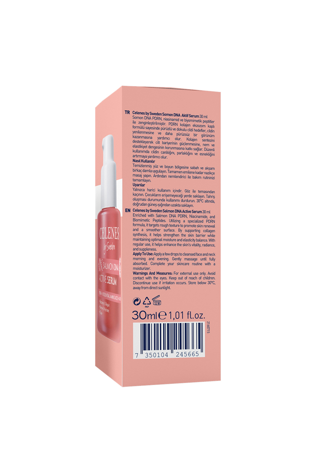 Somon DNA PDRN Onarıcı & Yenileyici Active Serum, 30 ml — 7350104245665 — تصویر 6 از 7