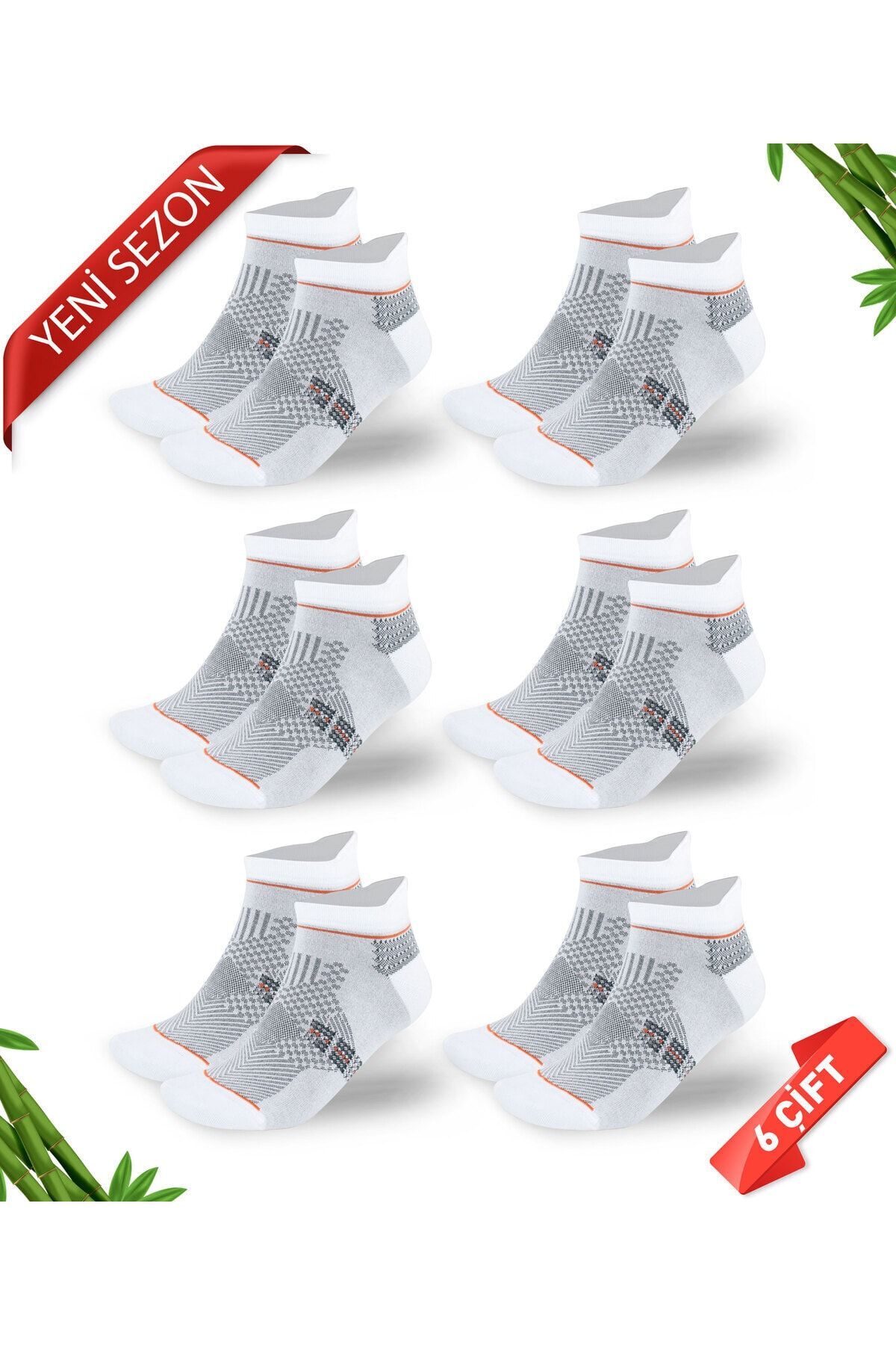 Premium Seamless Eared Bamboo Super Booties Socks