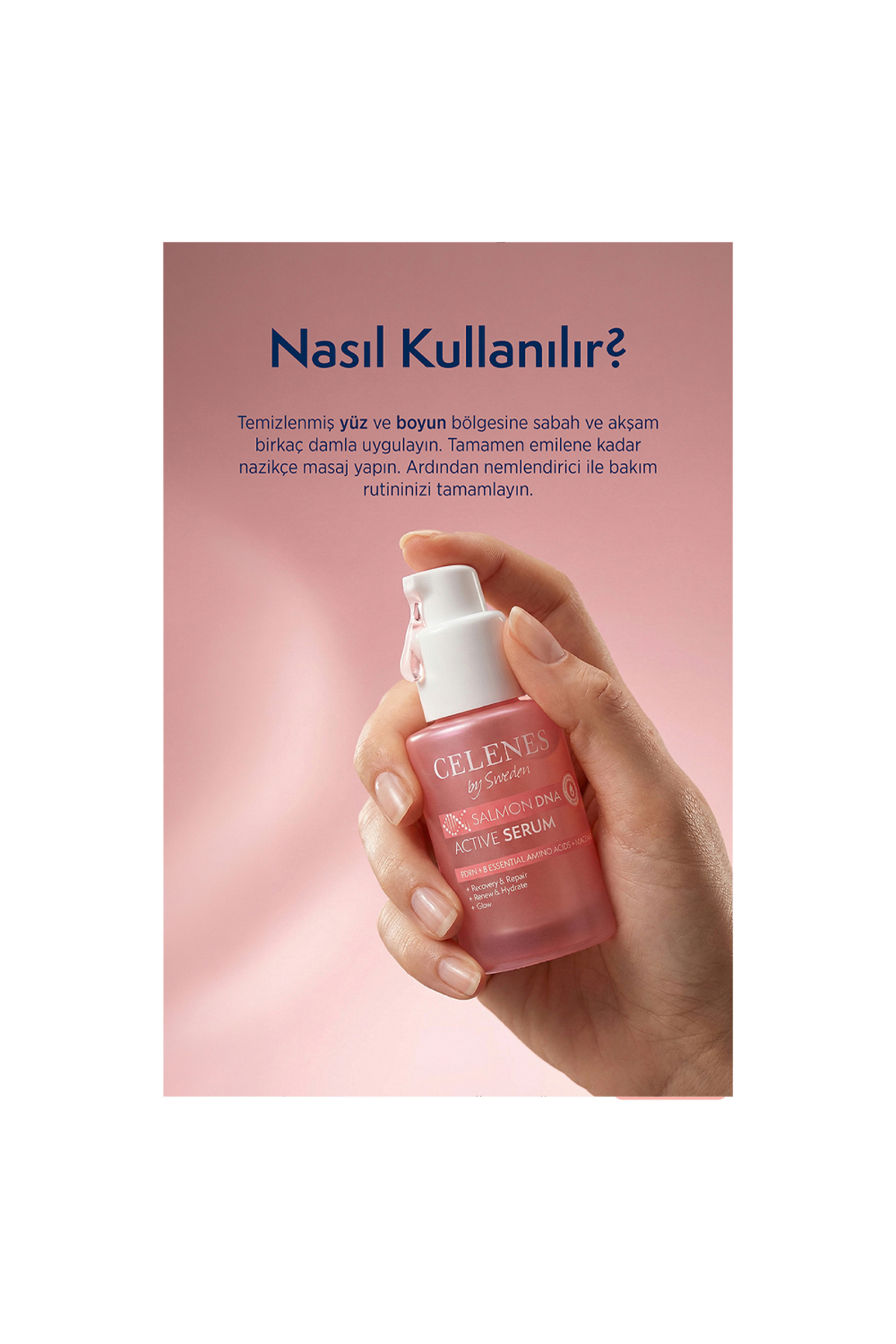 Somon DNA PDRN Onarıcı & Yenileyici Active Serum, 30 ml — 7350104245665 — تصویر 4 از 7