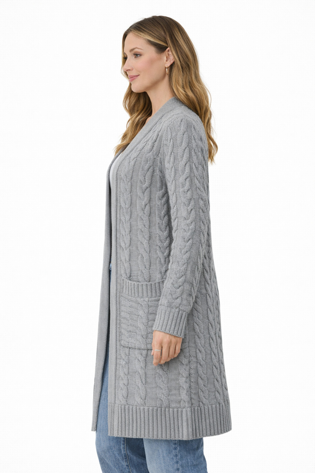 ModaPlaza  Kadın Saç Örgü Hırka 7129 - Görsel 5