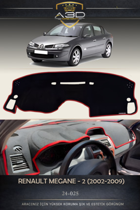 A3D TORPİDO KORUMA Renault MEGANE-2 (2002-2009) Ön Torpido Koruma Koruyucu Ki...