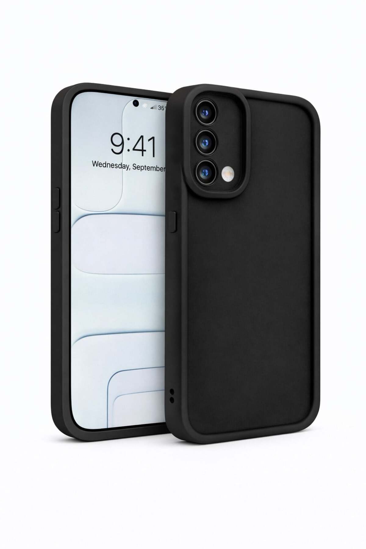 OPPO A74 4G Compatible Camera Protruding Matte Silicone Phone Case