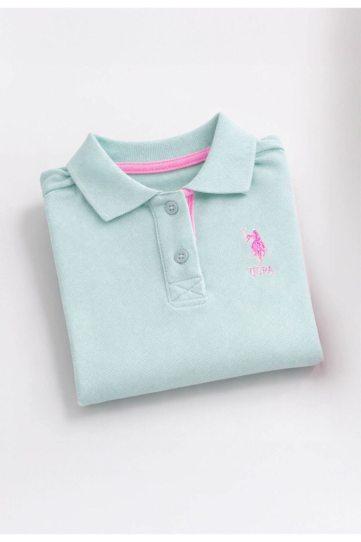 U.S. Polo Assn. Kız Bebek Pembe Takım fotoğrafı 4 (önizleme)