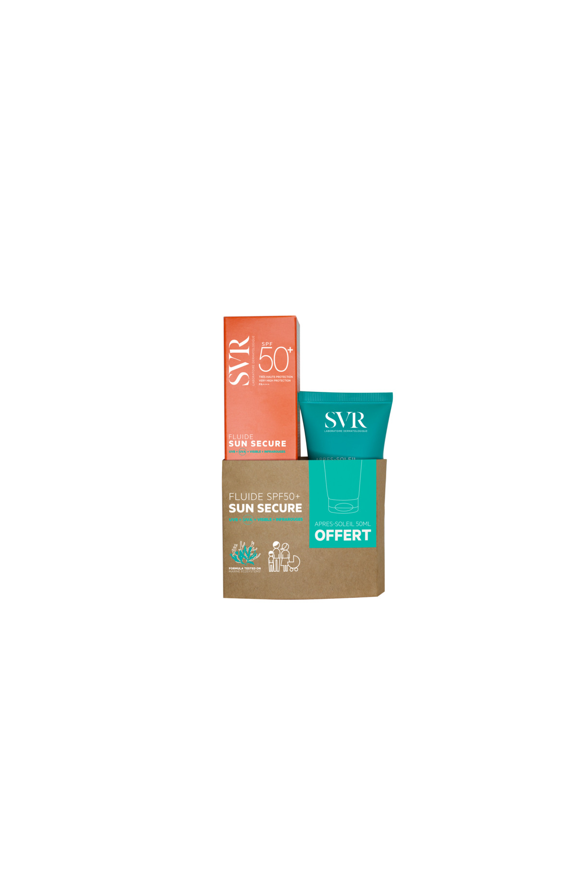 SVR Sun Secure Lot Fluıde+50 ml+Apres-Soleil 50 ml — 3662361002665