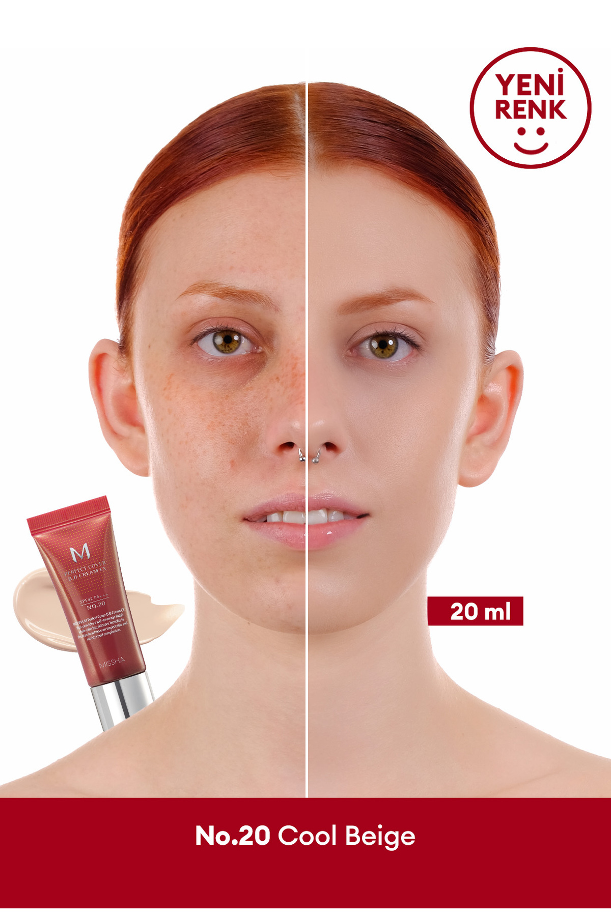 Missha Mükemmel Kapatıcılık Sunan Çok Fonksiyonlu M Perfect Cover BB Cream Ex SPF42PA+++ No.20 20ml - Fiyatı, Yorumları