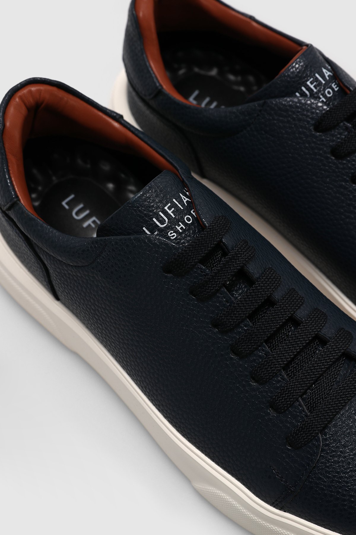 Lufian Tommy Yeni Sezon Günlük Casual Erkek Sneaker Ayakkabı Siyah Beyaz görsel 5