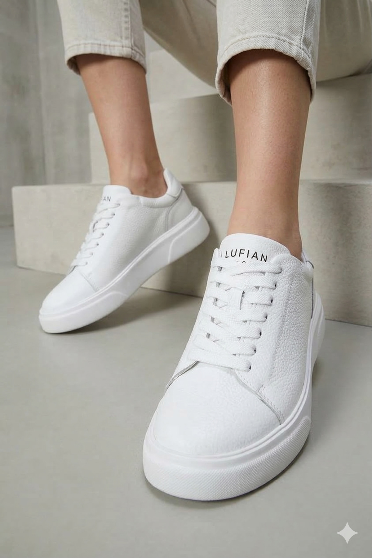 Lufian  Tommy Erkek Sneaker Ayakkabı Beyaz