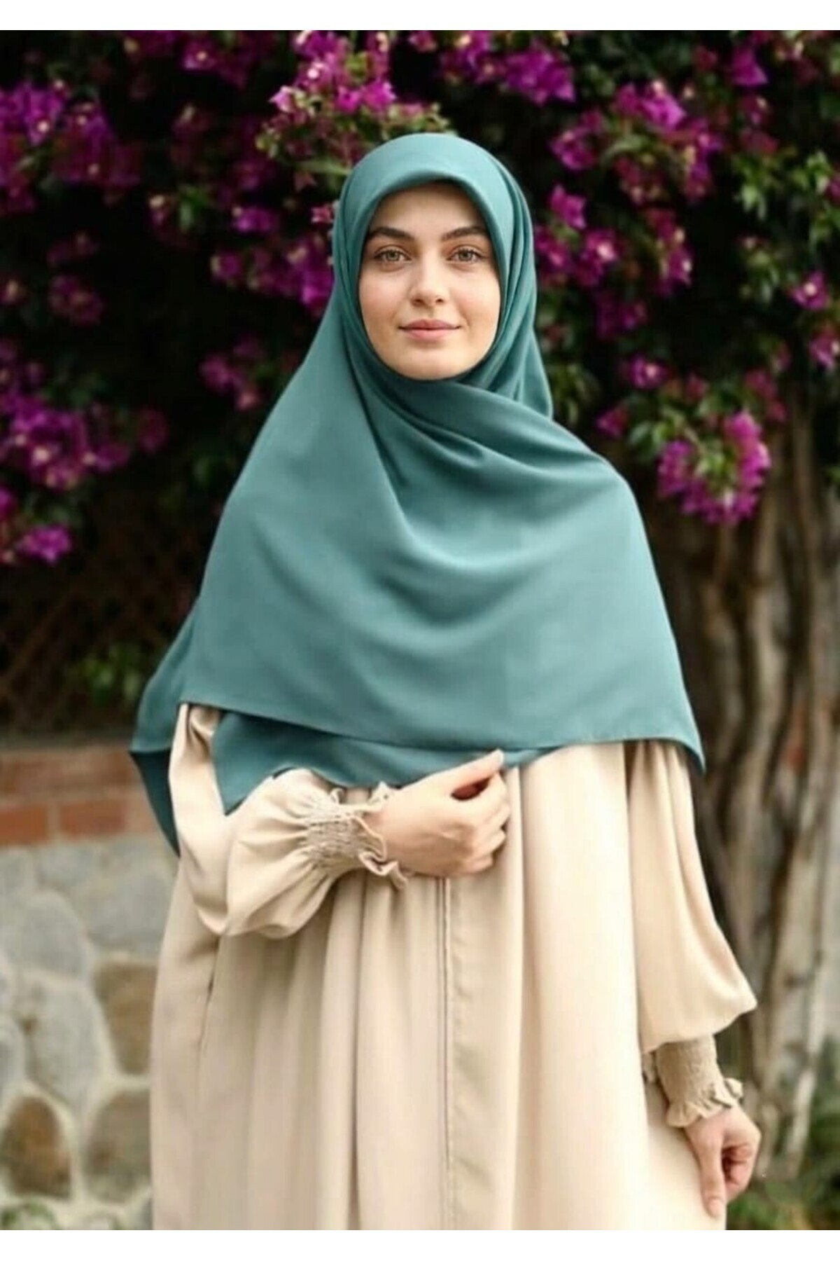 Hijab Medina Silk Scarf 120x120 Mint Green