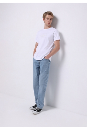 Colin’s Regular Fit Orta Bel Düz Paça Cepli Erkek Light İndigo Denim Jean Pan...