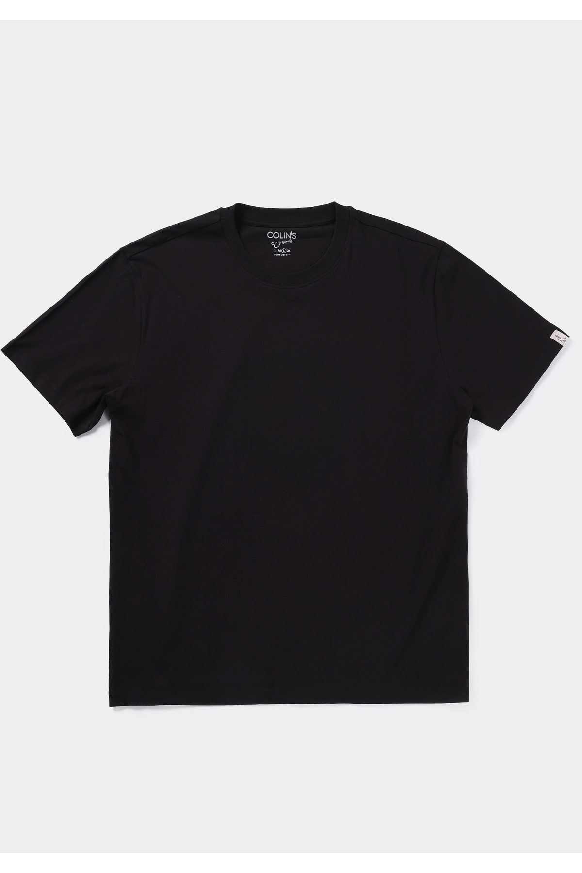 Colin’s  Comfort Fit Yuvarlak Yaka Düz Erkek Siyah Kısa Kol Tişört - Görsel 5