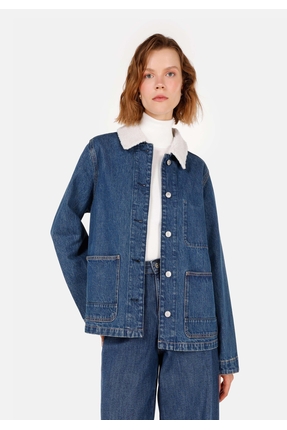 Colin’s Regular Fit Pamuklu Kadın Mavi Ceket