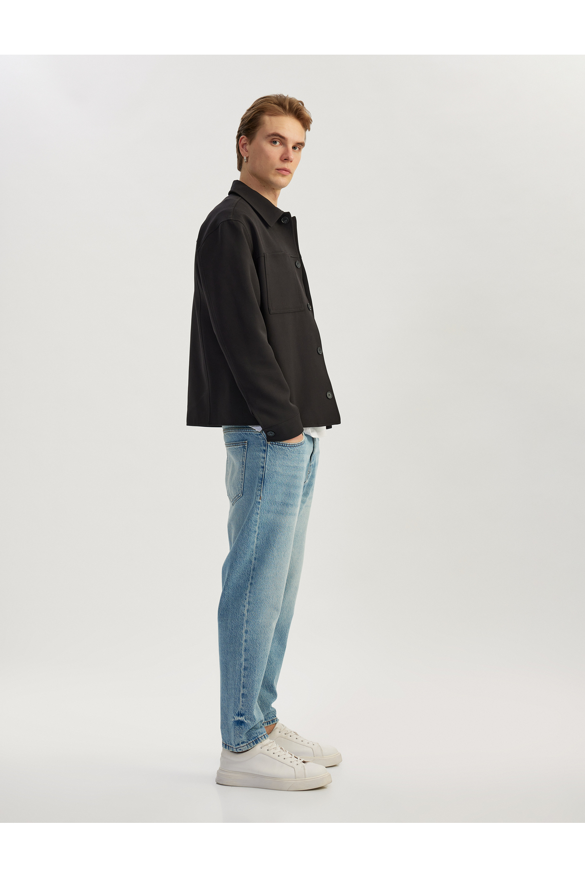 Koton Pamuklu Normal Bel Cepli Loose Fit Jean Pantolon - Steve Jean