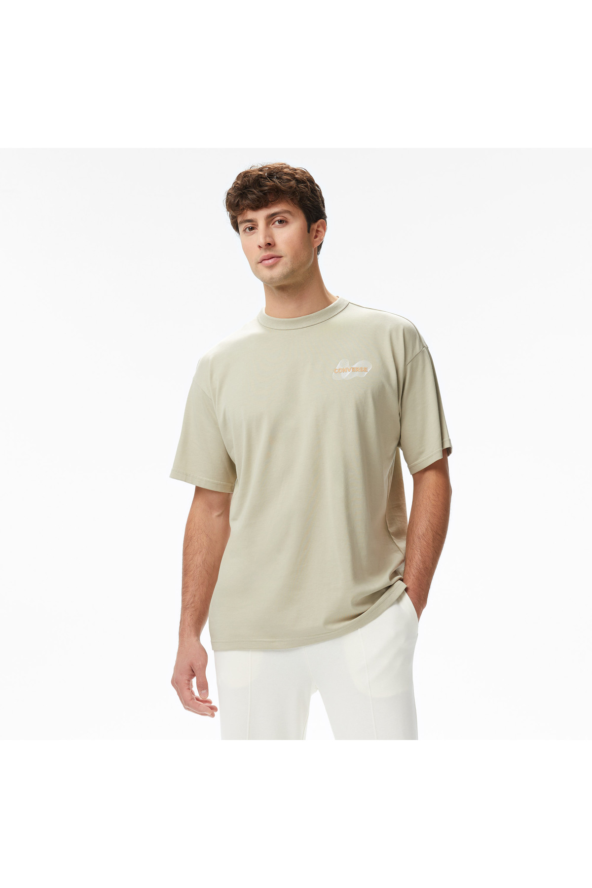 Converse Active Cooling Erkek Haki T-Shirt - Fiyatı