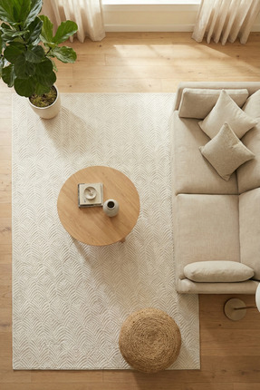 Halispecial Livae Beyaz Rengi Halı-Salon-Oturma Odası-Mutfak-Yıkanabilir-Robo...