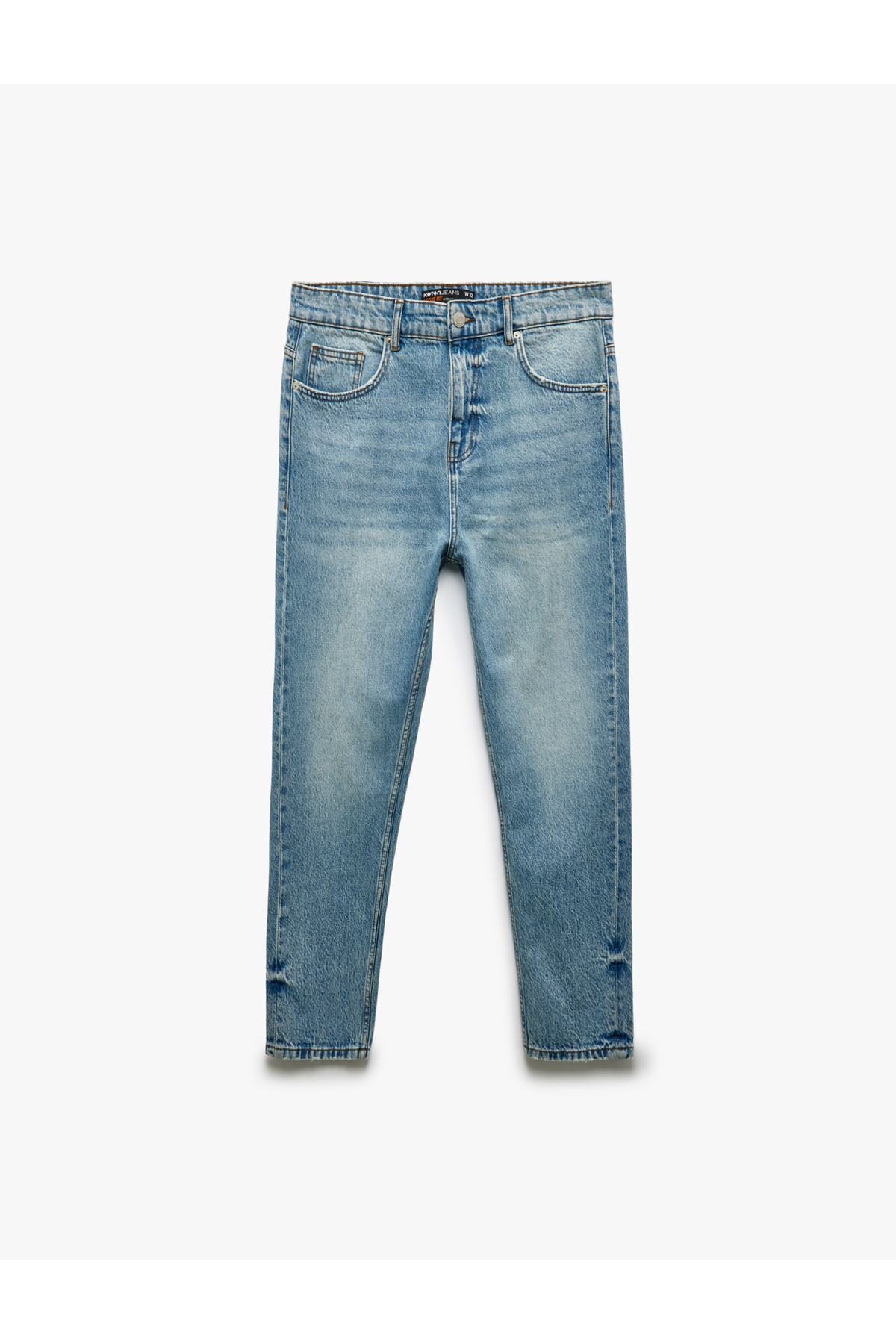 Koton Pamuklu Normal Bel Cepli Loose Fit Jean Pantolon - Steve Jean görsel 4