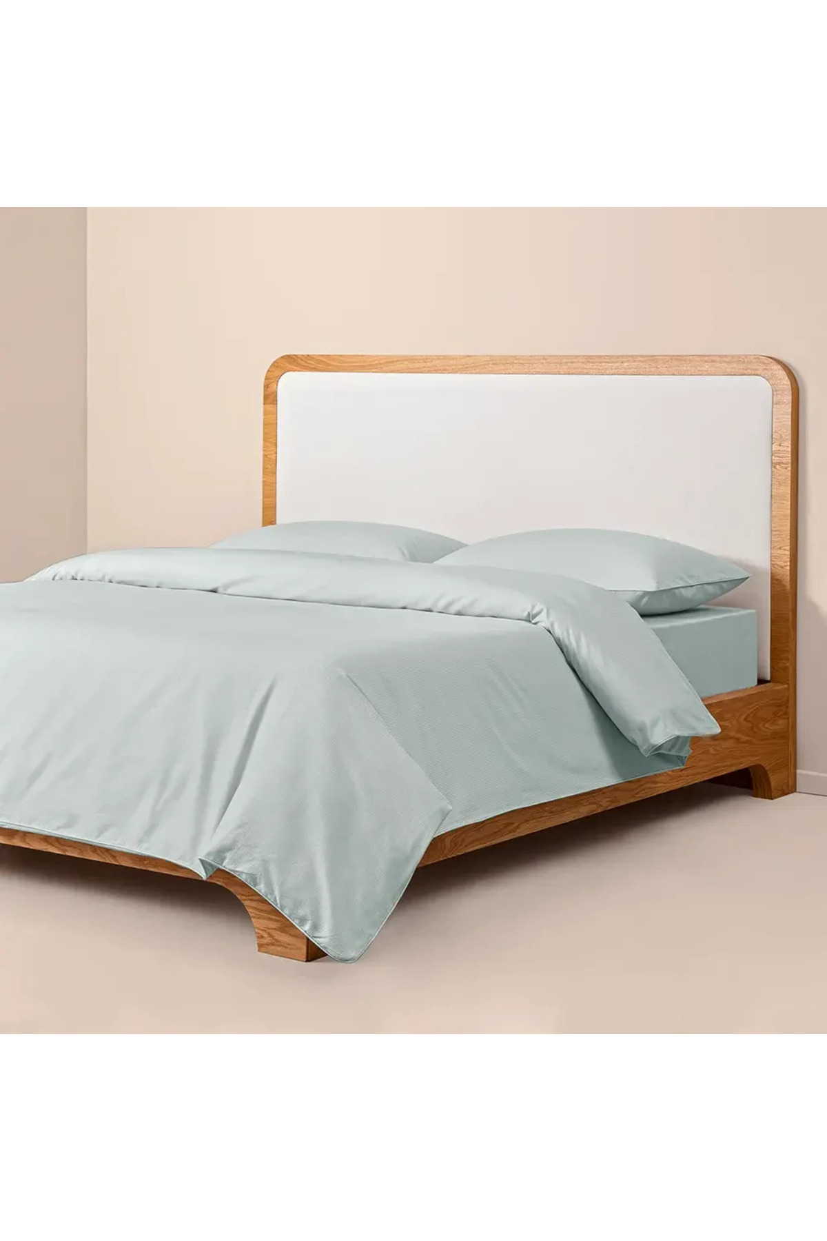 100% Cotton Percale Duvet Cover Set 200x220 cm Blue - Pure Series
