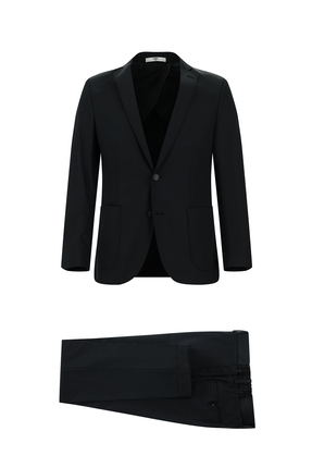 Kiğılı 7 Drop Super Slim Fit Eksra Dar Kesim Beli Lastikli Pamuklu Takım Elbise