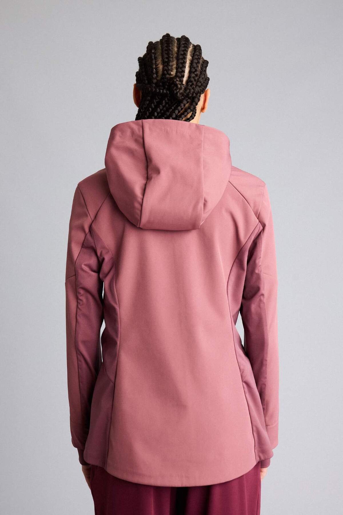 DeFacto Rüzgar Geçirmez Su İtici Slım Fıt Kapüşonlu Fermuarlı Softshell Mont G0237AX26SP görsel 6