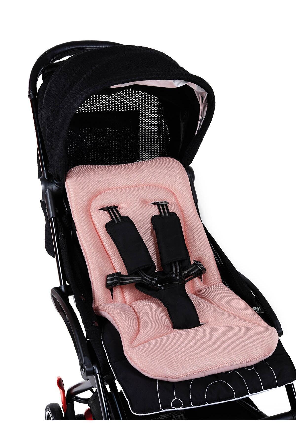 ubeybi Çift Taraflı Bebek Arabası Minderi - 3D Nefes Alan Pamuklu Oto Koltuğu ve Puset Şiltesi fotoğrafı 3 (önizleme)