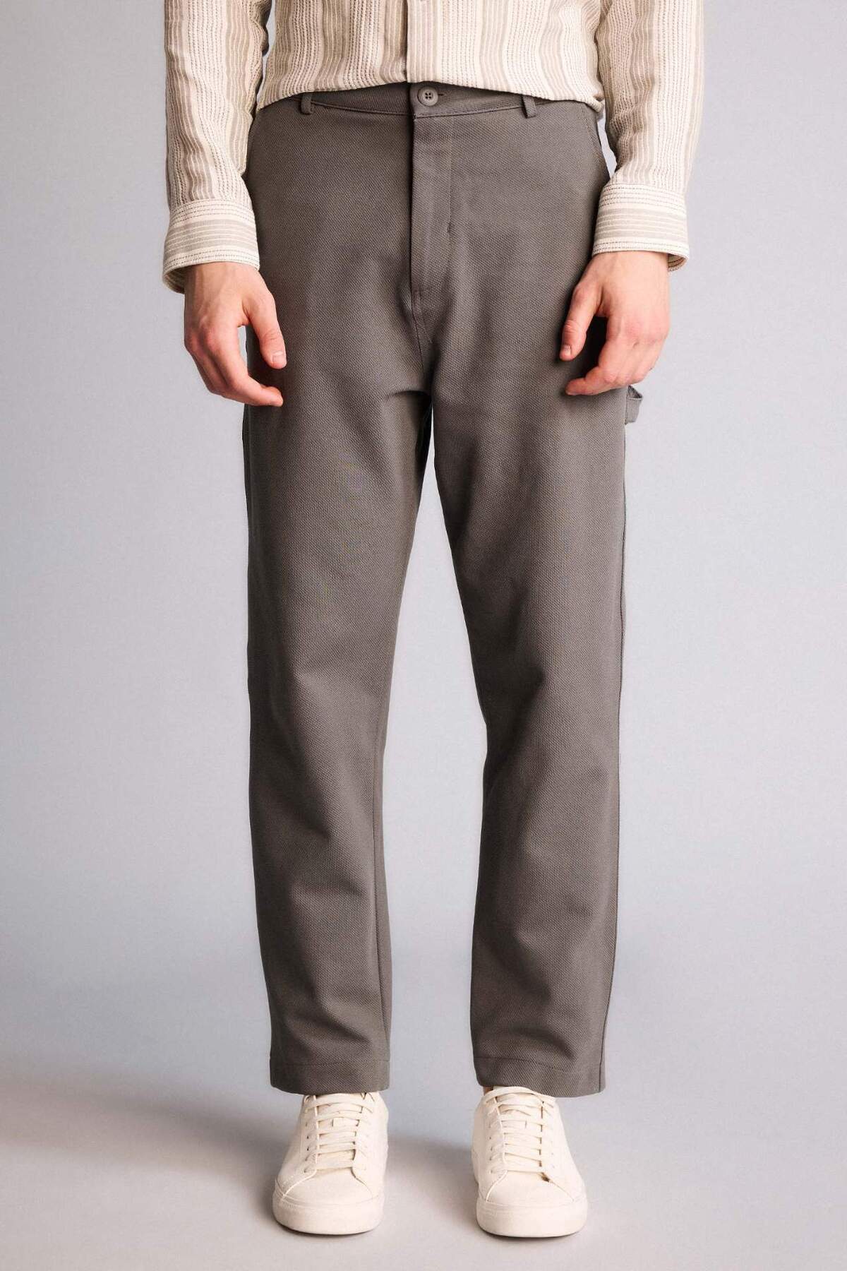 Modern Fit Pantolon H1417AX26SP — خاکستری — تصویر 3 از 5