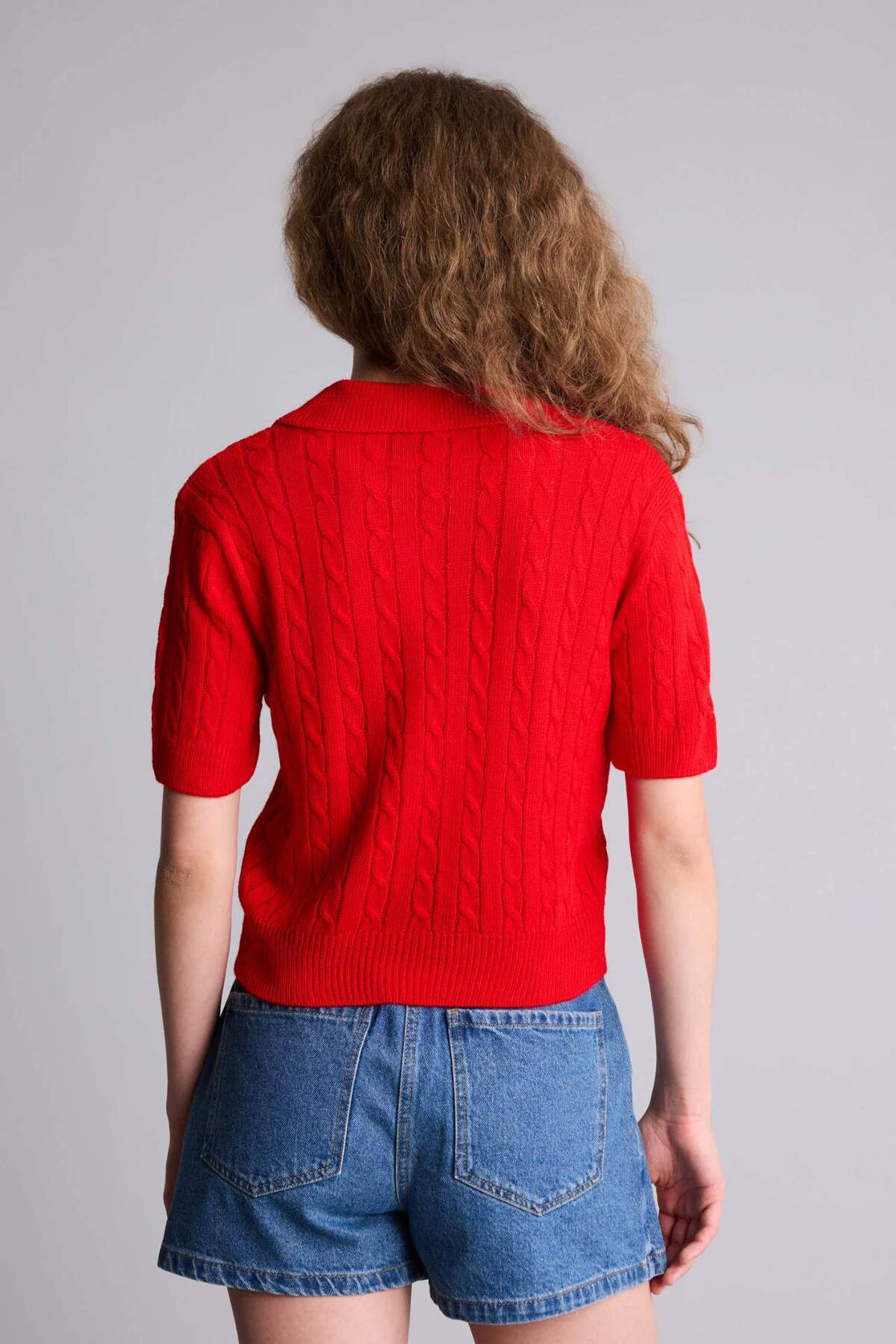 Defacto  Slim Fit Ayıcıklı Kazak H5908AX26SM - Görsel 5