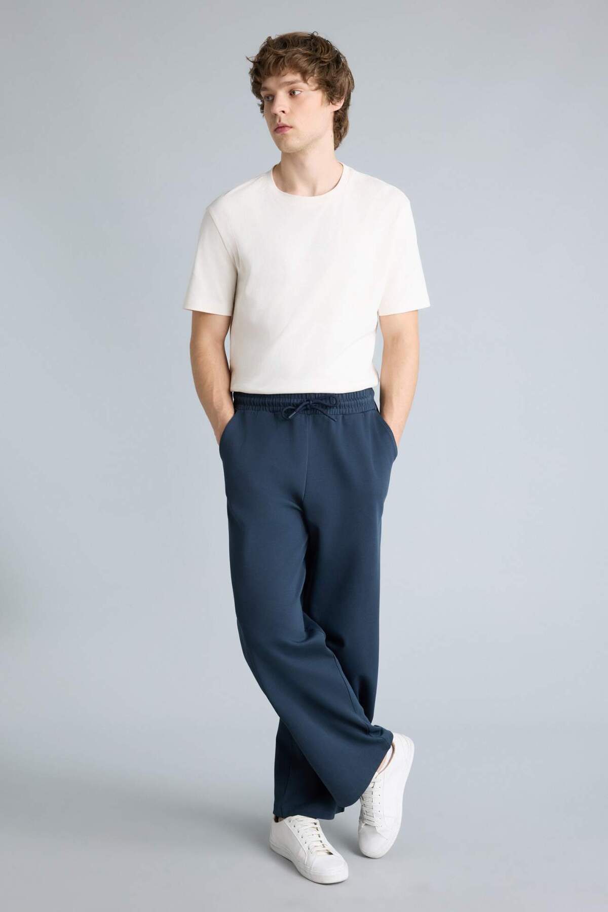 DeFacto BAGGY FIT Geniş Paça Pantolon H3094AX26SP görsel 3