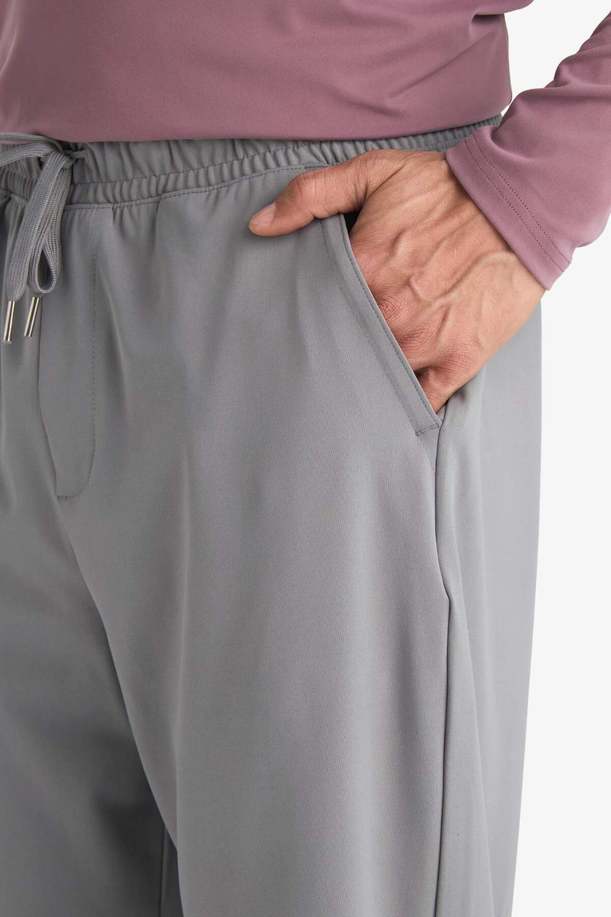DeFacto Slım Fit Standart Paça Jogger D7240AX26SP görsel 4