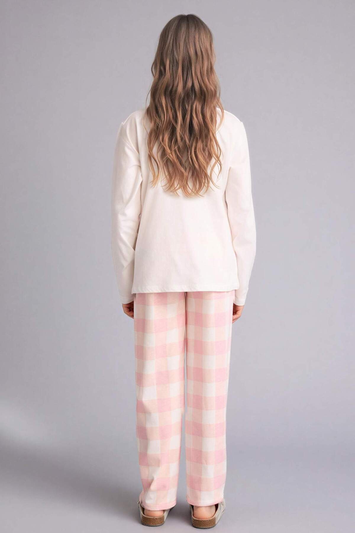 Defacto %100 Pamuklu 2'li Pijama Takımı Kız Çocuk H0102A826SP fotoğrafı 6 (önizleme)