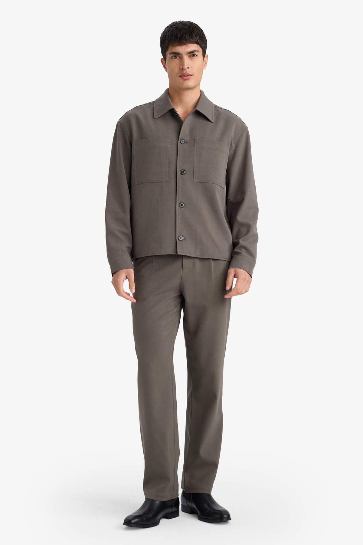Defacto Straight Fit Trousers F9337Ax26Sp