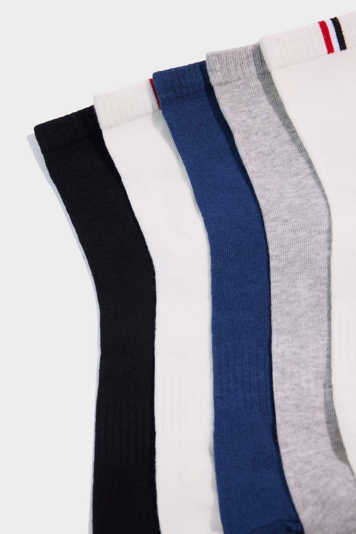 Defacto  Erkek 5li Pamuklu Soket Çorap G2098AXNS - Görsel 4