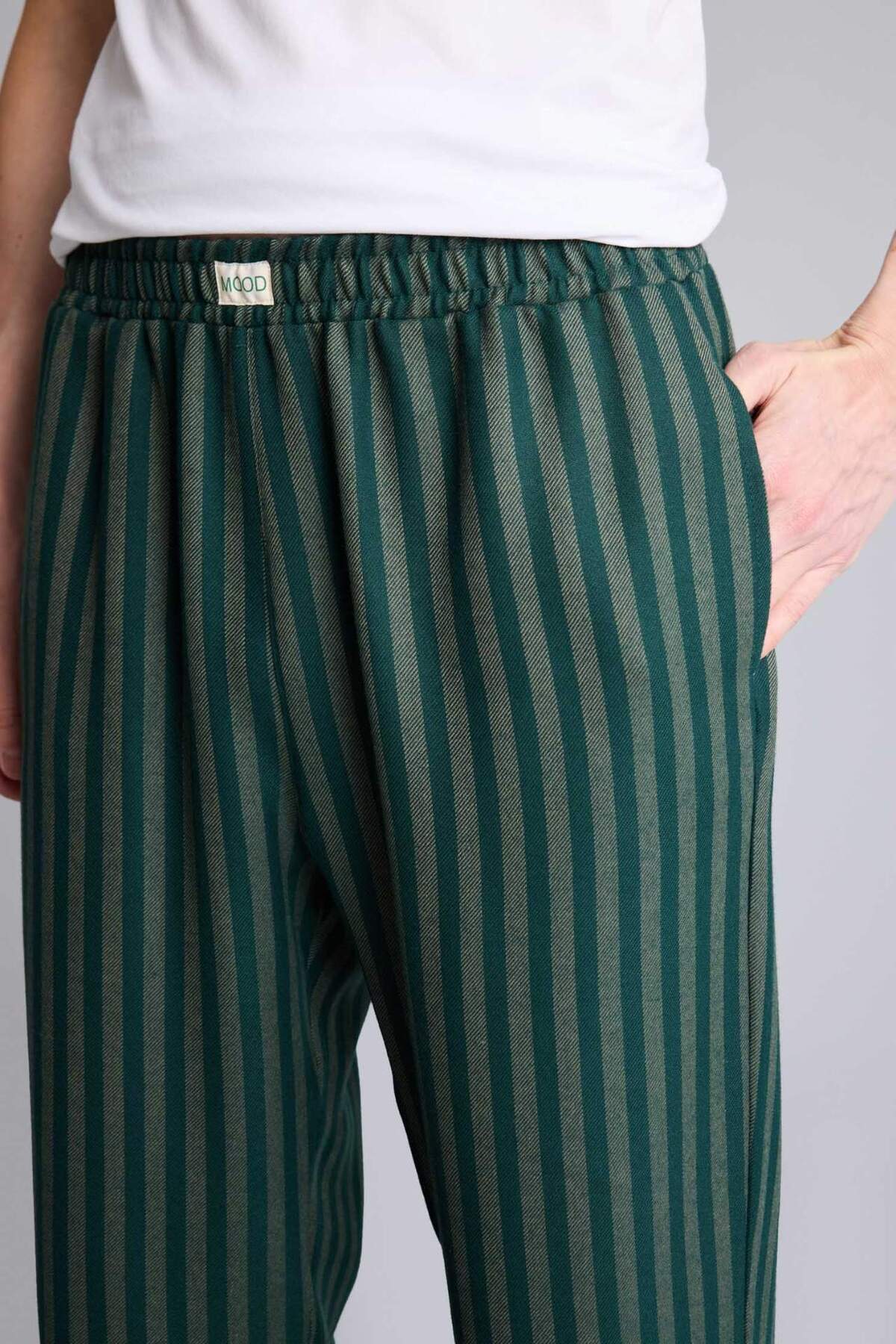 DeFacto Regular Fit Uzun Boy Flanel Alt G9633AX26SP görsel 4