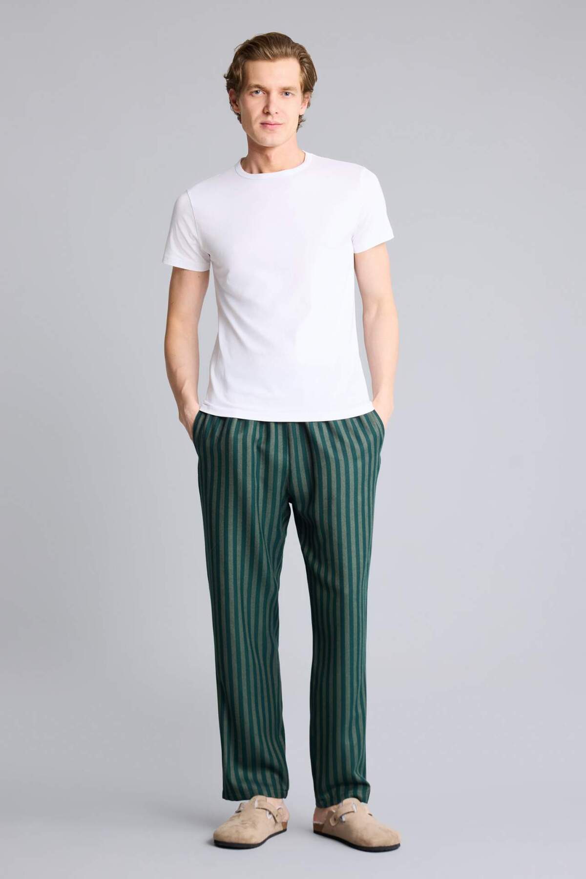 DeFacto Regular Fit Uzun Boy Flanel Alt G9633AX26SP