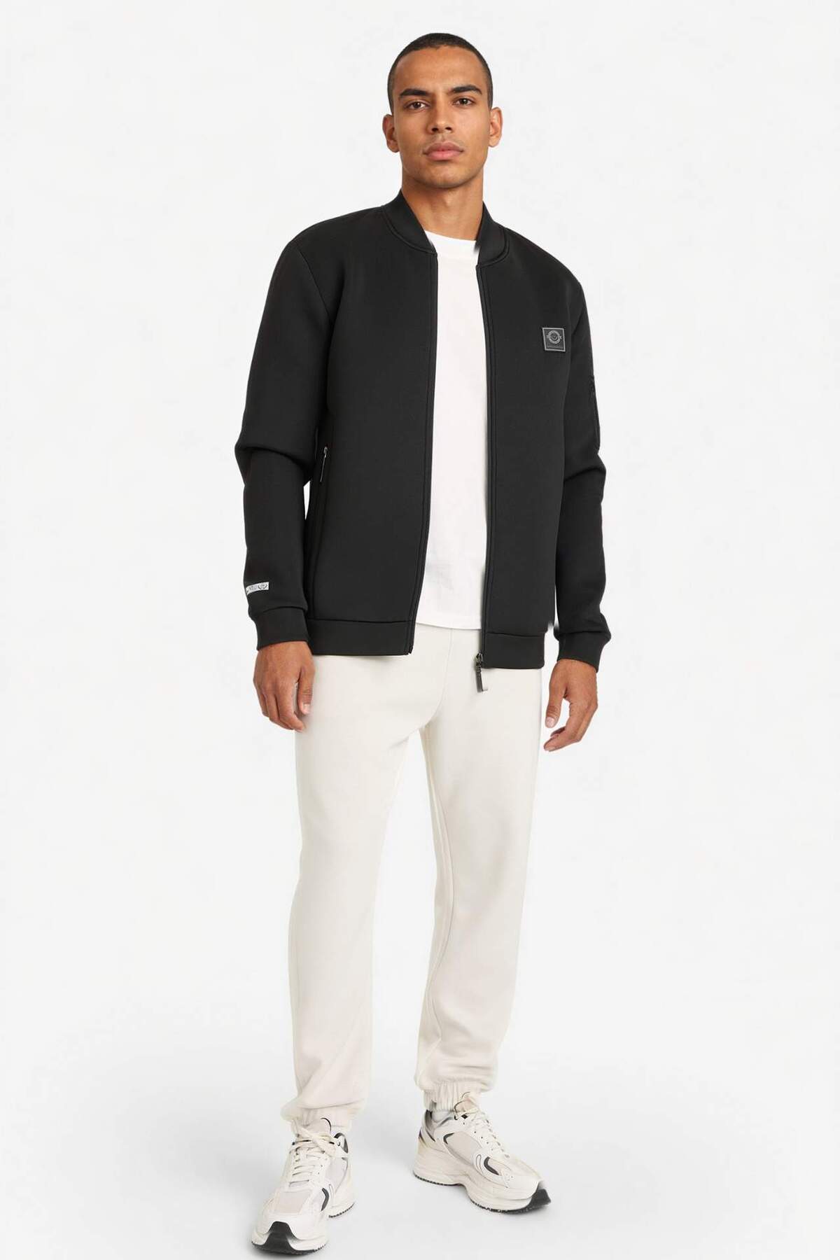 Defacto  Slım Fıt Kolej Yaka Bomber Hırka G3005AX26SP - Görsel 2