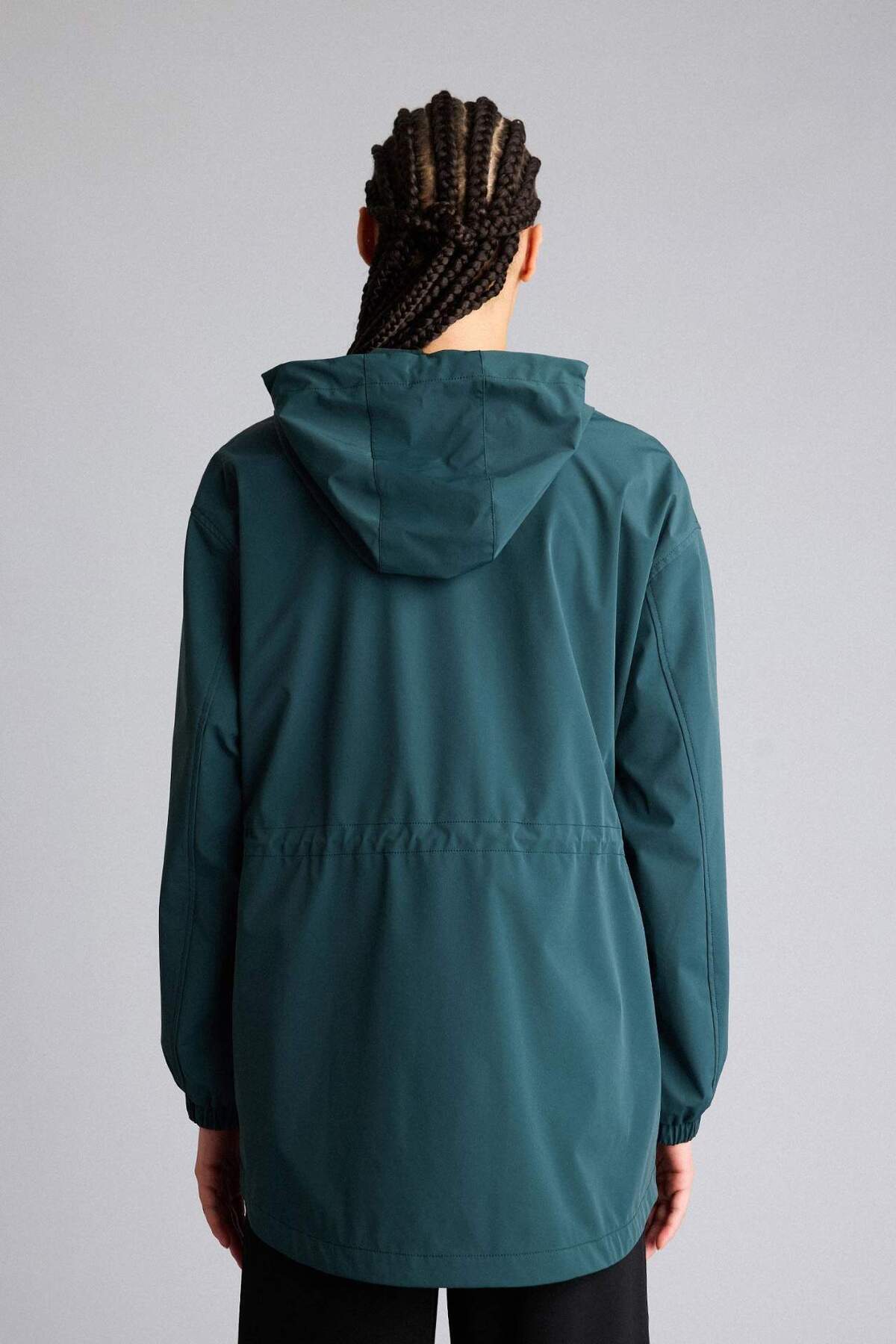 Defacto  Rüzgar Geçirmez Su İtici Kapüşonlu Fermuarlı Yağmurluk F7968AX26SP - Görsel 6