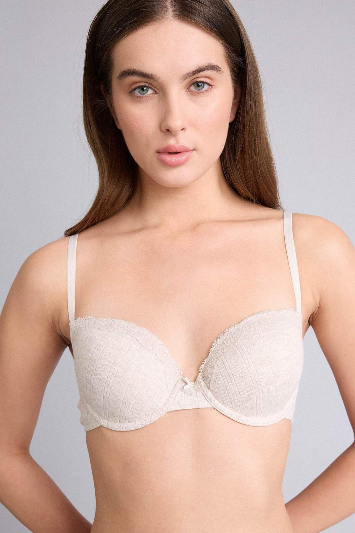Kaplı Pedsiz Balenli Tişört Bra F6142AX26SP