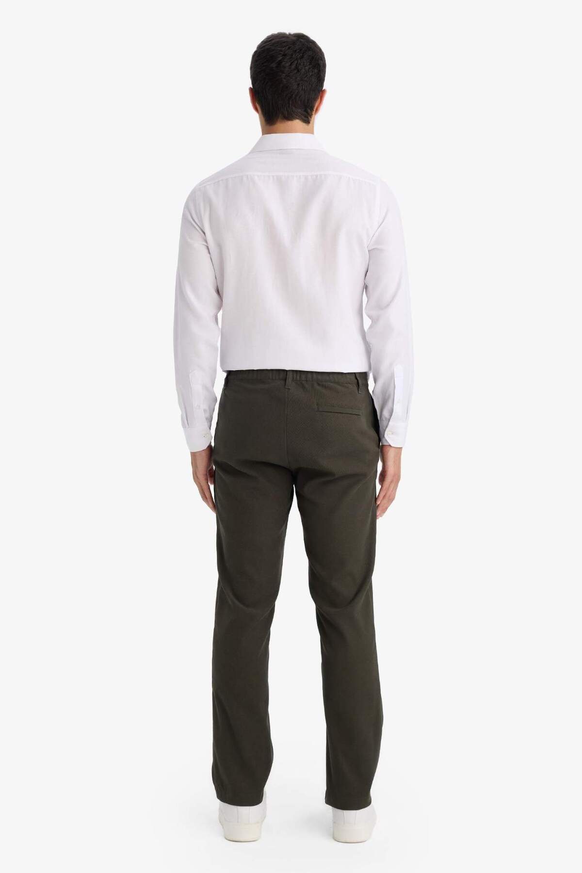 DeFacto REGULAR FIT Erkek Pamuklu Smart-Casual Pantolon G1076AX26SP görsel 6