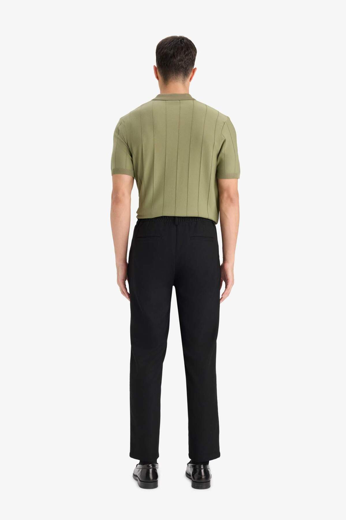 DeFacto Tailored Fit Düz Paça Pantolon B8577AX25AU görsel 7