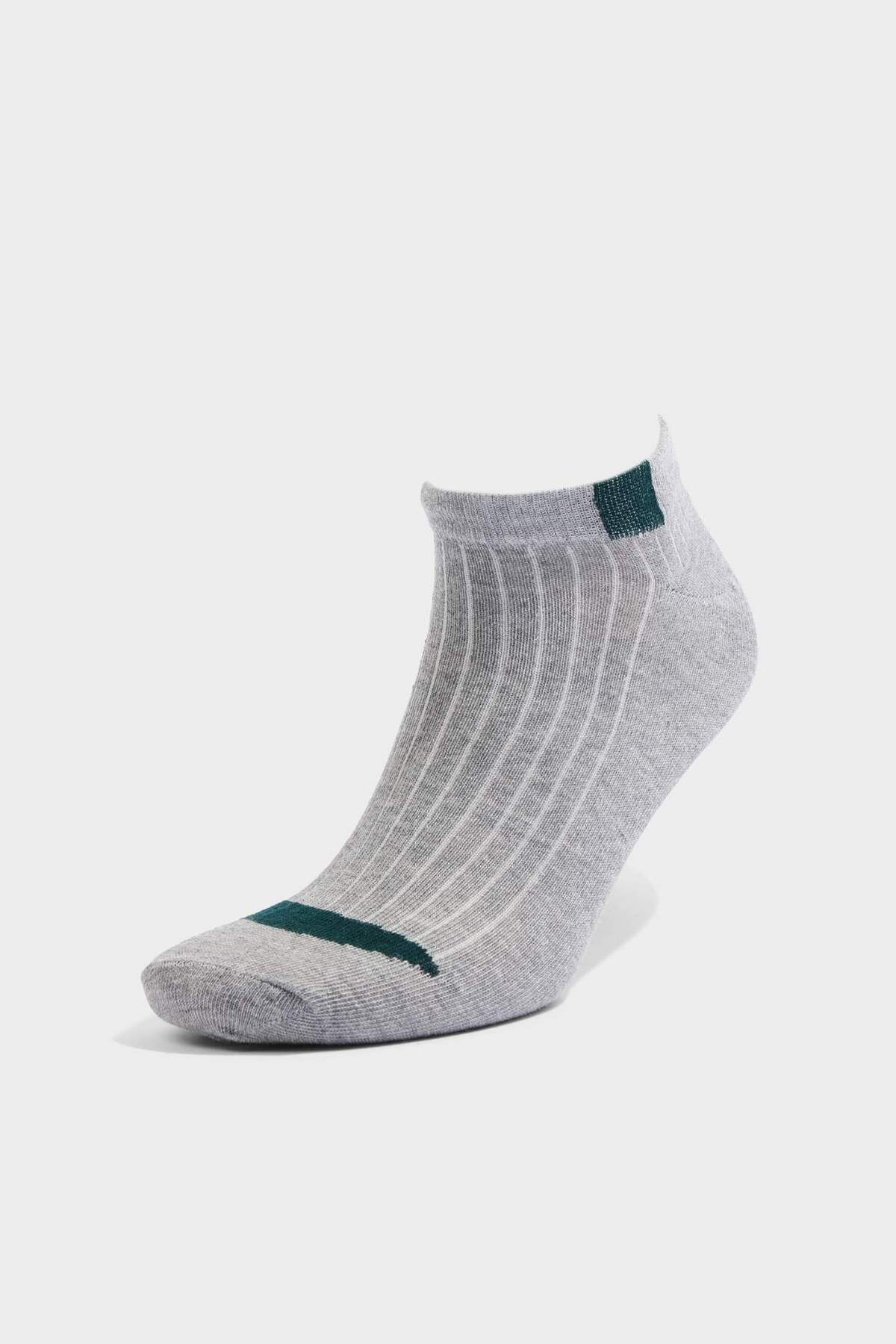 Defacto  Erkek 7li Pamuklu Patik Çorap G2075AXNS - Görsel 2