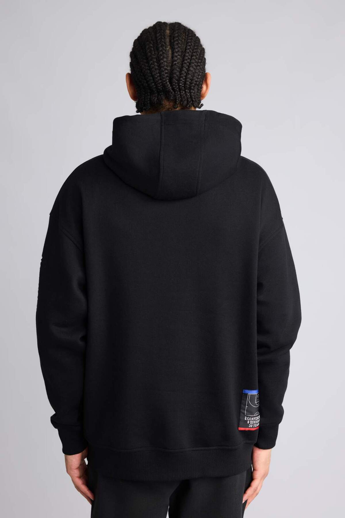 Defacto  NBA Wordmark Oversıze Kapüşonlu Fermuarlı Sweatshırt G0264AX26SP - Görsel 6