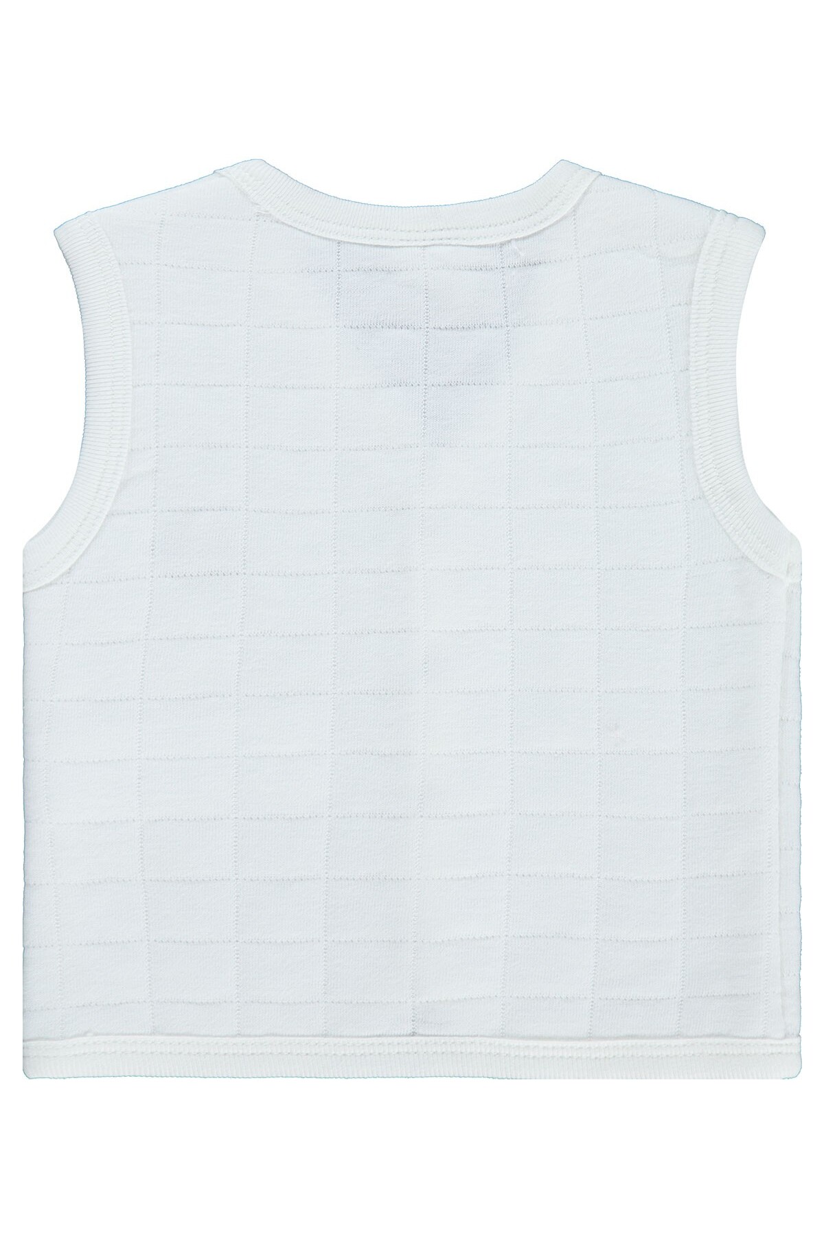 Civil Baby Yıldız Nakışlı 3-18 Ay Yelek - Ekru 6-9 Ay fotoğrafı 2 (önizleme)