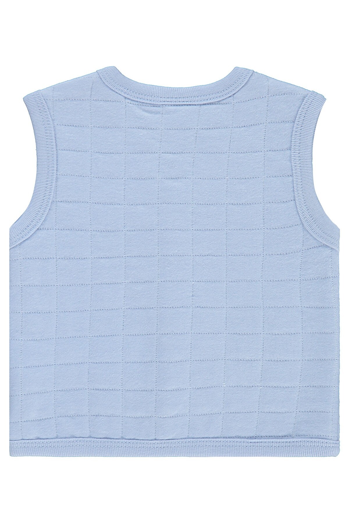 Civil Baby Yıldız Nakışlı 3-18 Ay Yelek - Mavi fotoğrafı 2 (önizleme)